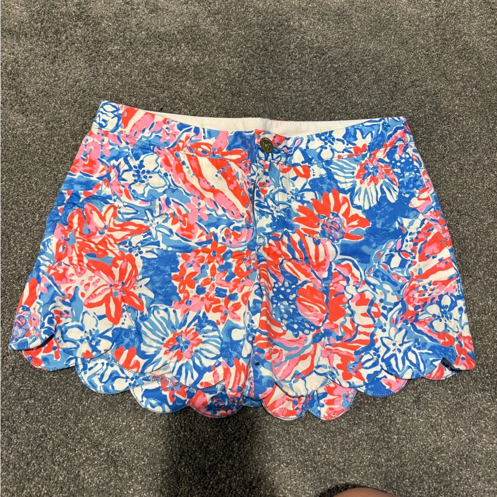 Lilly Pulitzer Blue and Pink Shorts